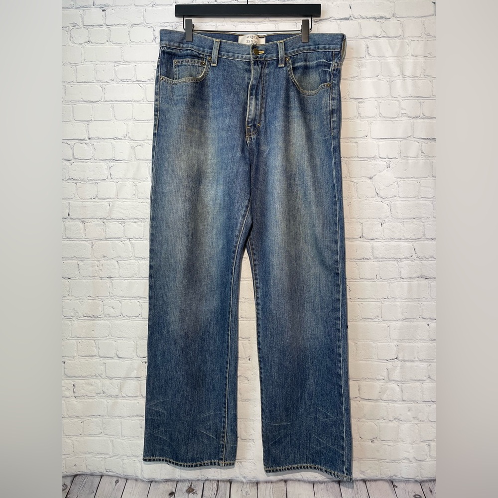 Classic Straight-Leg Men’s Jeans - Blue